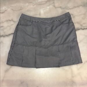 Adidas Gray Pleated Mini Skirt